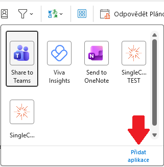 Apps flyout panel with Add Apps link at the bottom