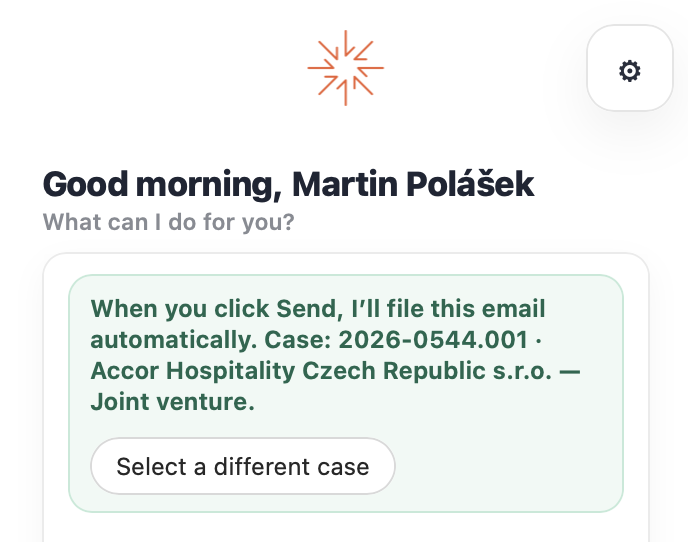 Compose panel in Always file mode